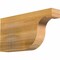 Ekena Millwork Del Monte Rough Sawn Rafter Tail, Western Red Cedar, 4"W x 12"H x 24"L RFT04X12X24DEL00RWR - alternate 1